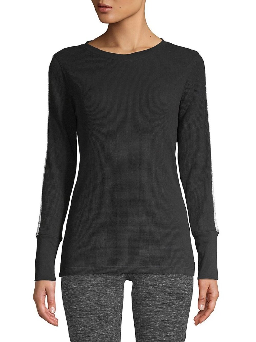 Calvin Klein Womens Performance Knit Stripe Pullover Top